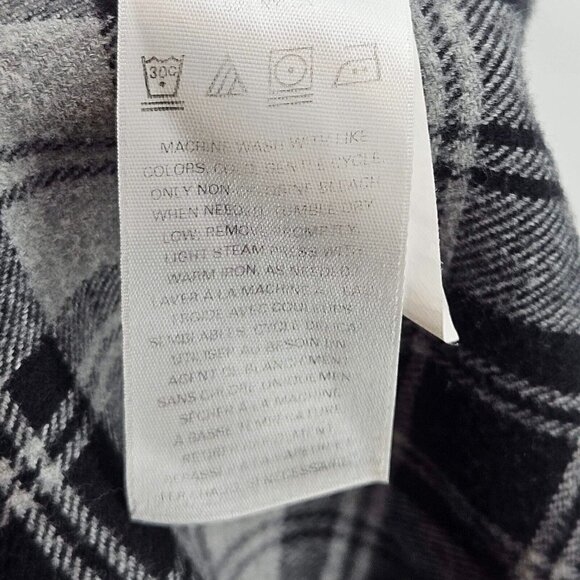 Pendleton Hawthorne Plaid Button Up Flannel Shirt Gray Men's M Outdoors Academia - Picture 9 of 13